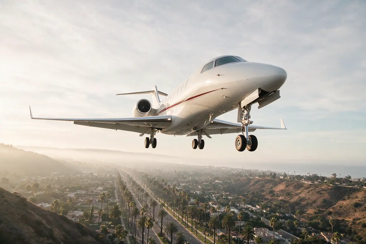 Private jet New York to Los Angeles