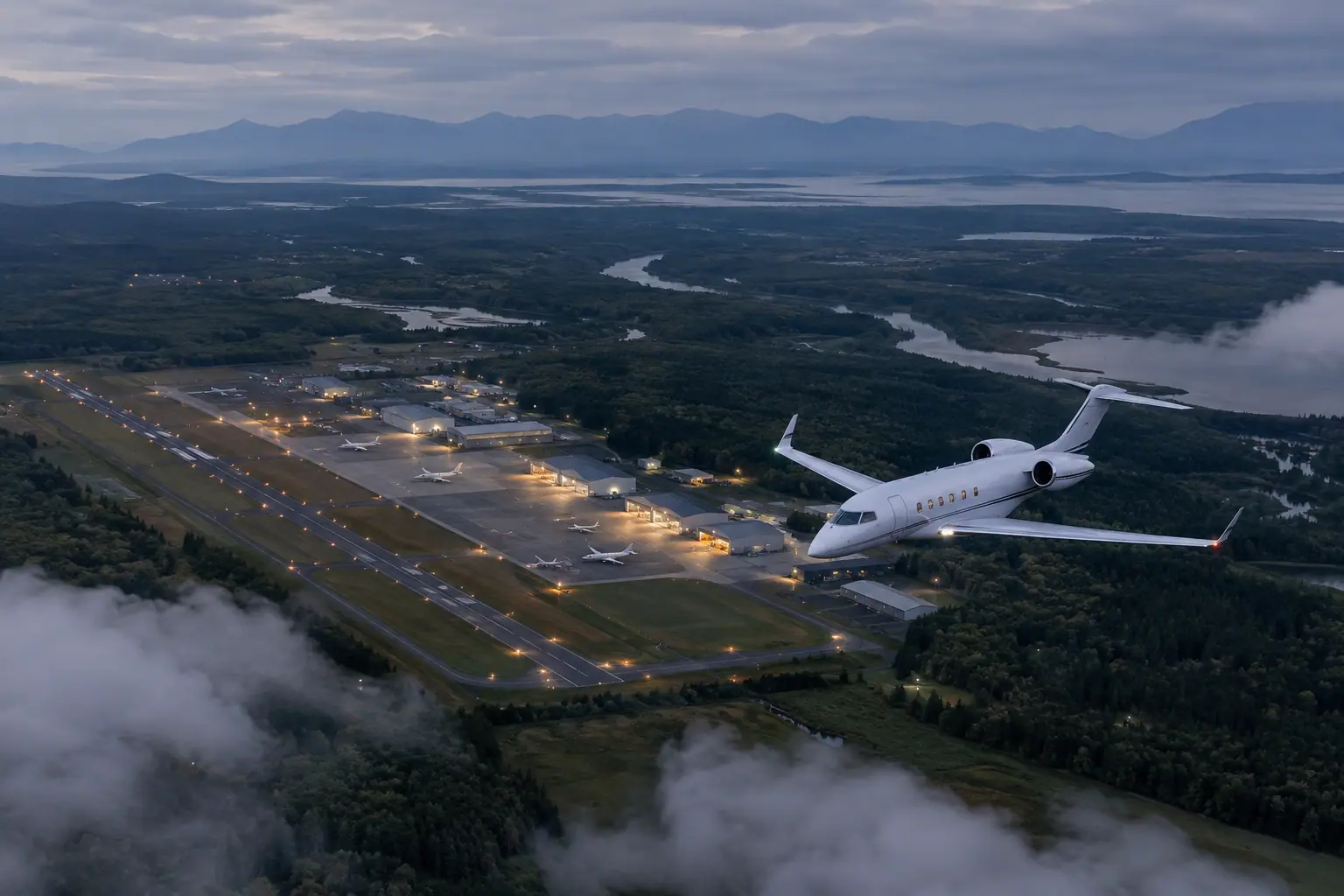 Private jets at Miami-Opa Locka Executive Airport